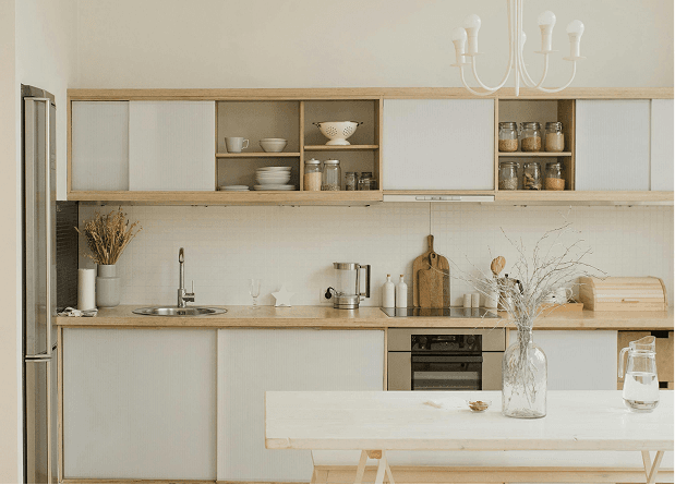 Bilde av et stylet kjøkken